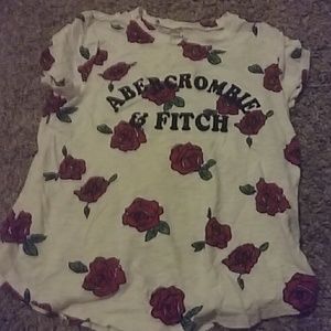 Abercrombie and fitch rose tee